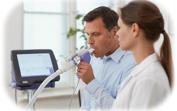 Đo chức năng hô hấp trong chẩn đoán bệnh phổi tắc nghẽn mãn tính (COPD)
