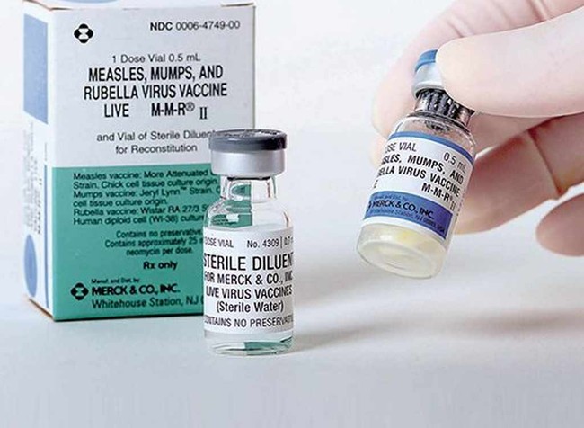 2 liều tiêm vắc xin quai bị