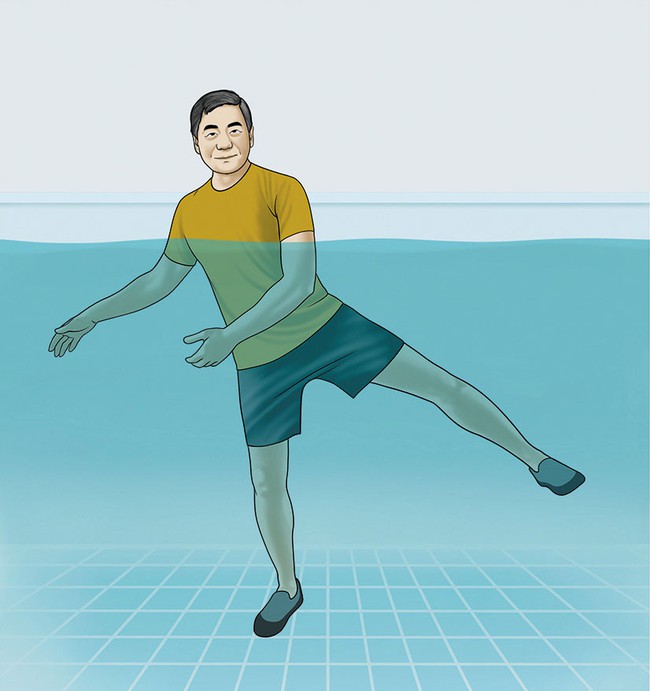 4 bài tập có thể tập tại bể bơi giúp nâng cao sức khỏe - Ảnh 2.