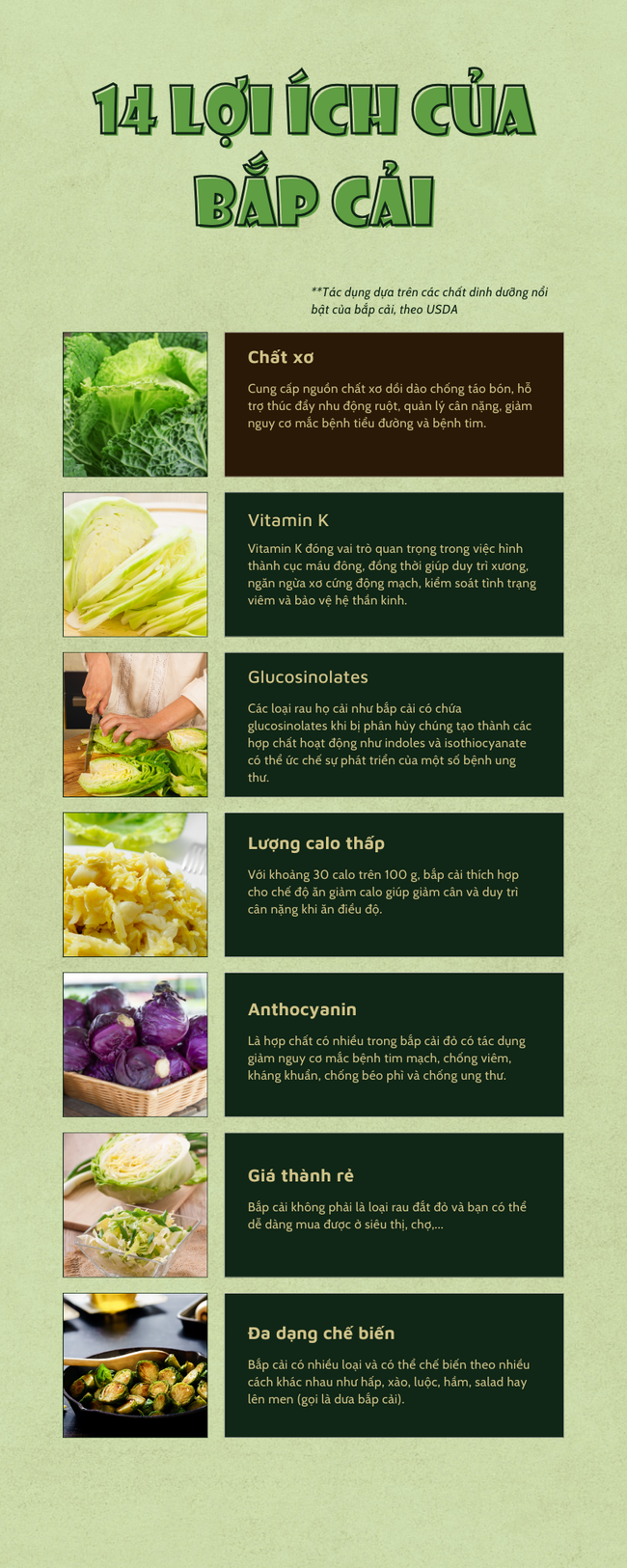 10 tác dụng ấn tượng của bắp cải - loại rau mùa lạnh được ví như thuốc tăng lực cho hệ miễn dịch - Ảnh 10.