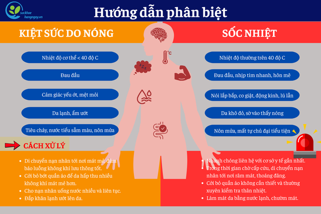 Phân biệt say nắng và kiệt sức do nắng nóng để can thiệp sớm, tránh nguy hiểm tính mạng - Ảnh 5.
