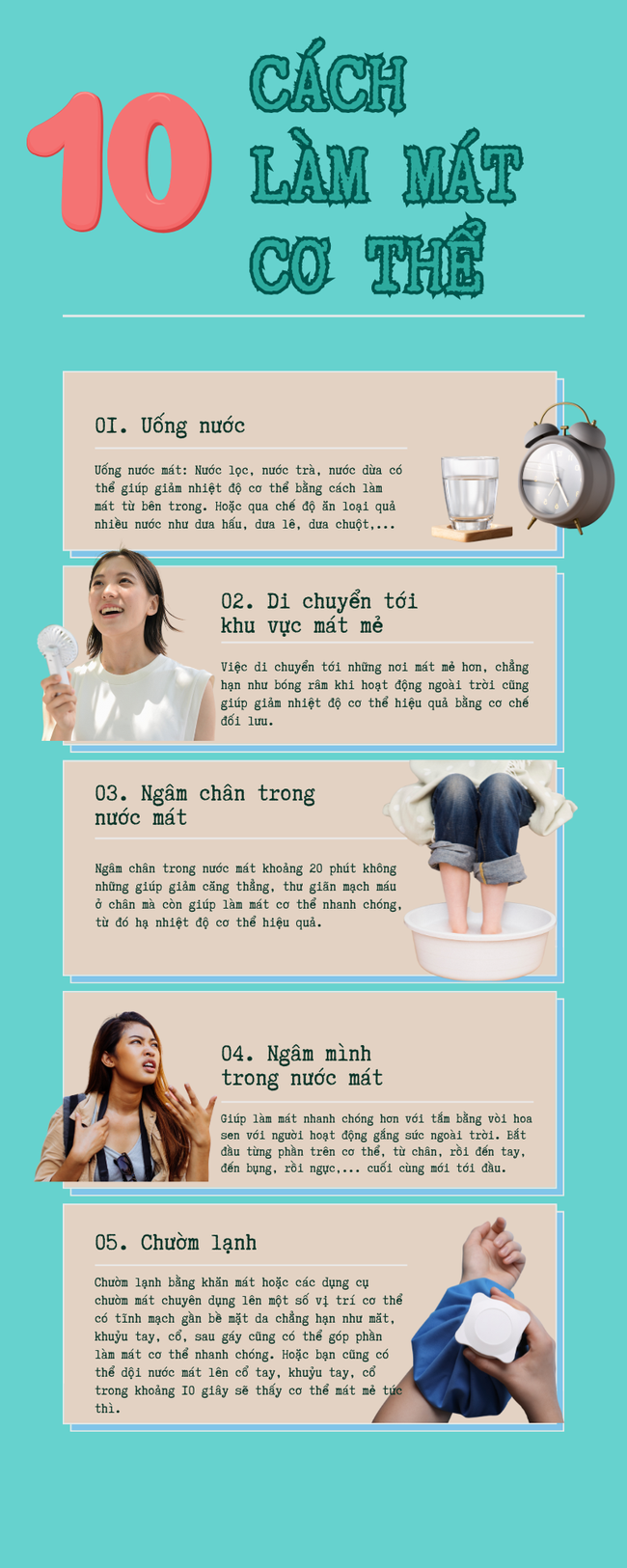 9 cách làm mát cơ thể tự nhiên không cần điều hòa mà ít người biết đến - Ảnh 6.