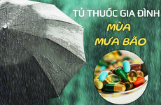 5 loại thuốc cần có trong tủ thuốc gia đình mùa mưa bão