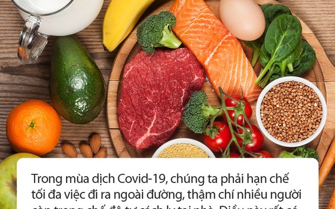 Phòng chống dịch Covid-19: Cách ăn uống lành mạnh trong thời gian hạn chế tối đa đi ra ngoài đường