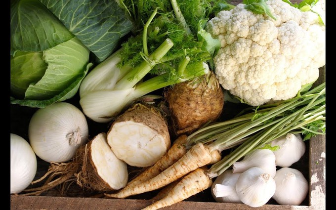 Tăng cường hệ miễn dịch nhờ ăn rau củ quả màu trắng